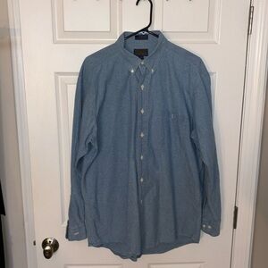Vintage Chaps Ralph Lauren Denim LS Button Down Shirt Sz 16 1/2 34/35 Sleeves